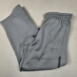 Nike Kobe Bryant Mamba Therma-Fit Track Pants Mens XL Gray Ankle Zip Logo 396286